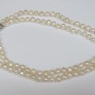 
	dvojradový náhrdelník riečna perla,zatváranie striebro
